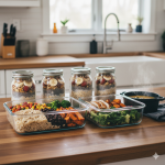 Freezer-Friendly Black Bean & Egg Burrito Bowls