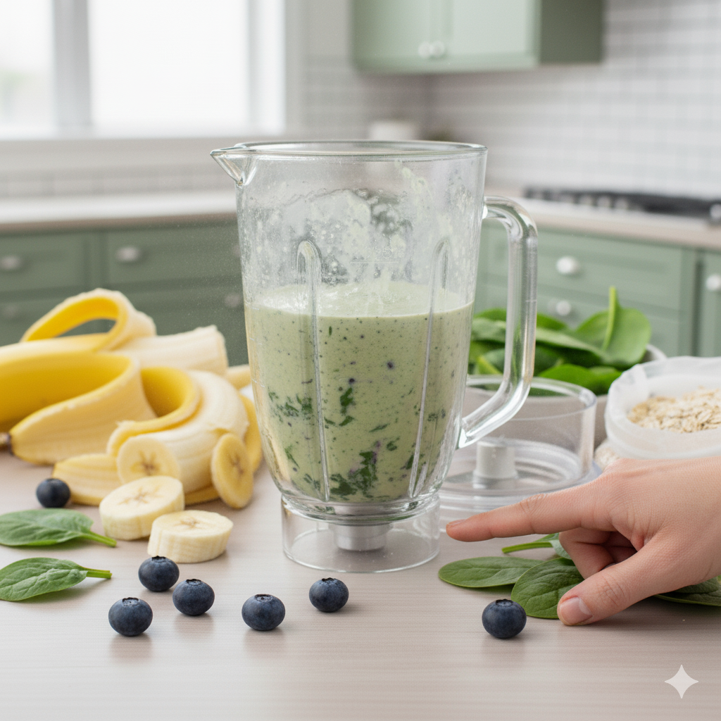 Budget Banana Green Smoothie budget banana green smoothie 2