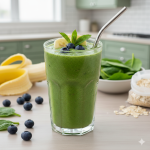 budget banana green smoothie 3