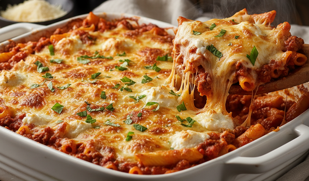 cheesy baked ziti