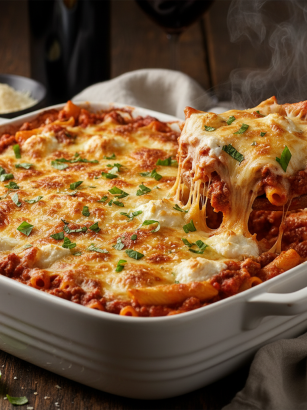 cheesy baked ziti