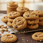 chewy peanut butter oatmeal cookies 3