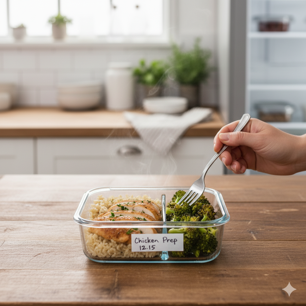 Garlic Herb Chicken and Veggie Prep Bowls garlic herb chicken and veggie prep bowls 2
