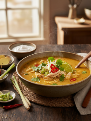 Golden Thai Coconut Soup golden thai coconut soup 2