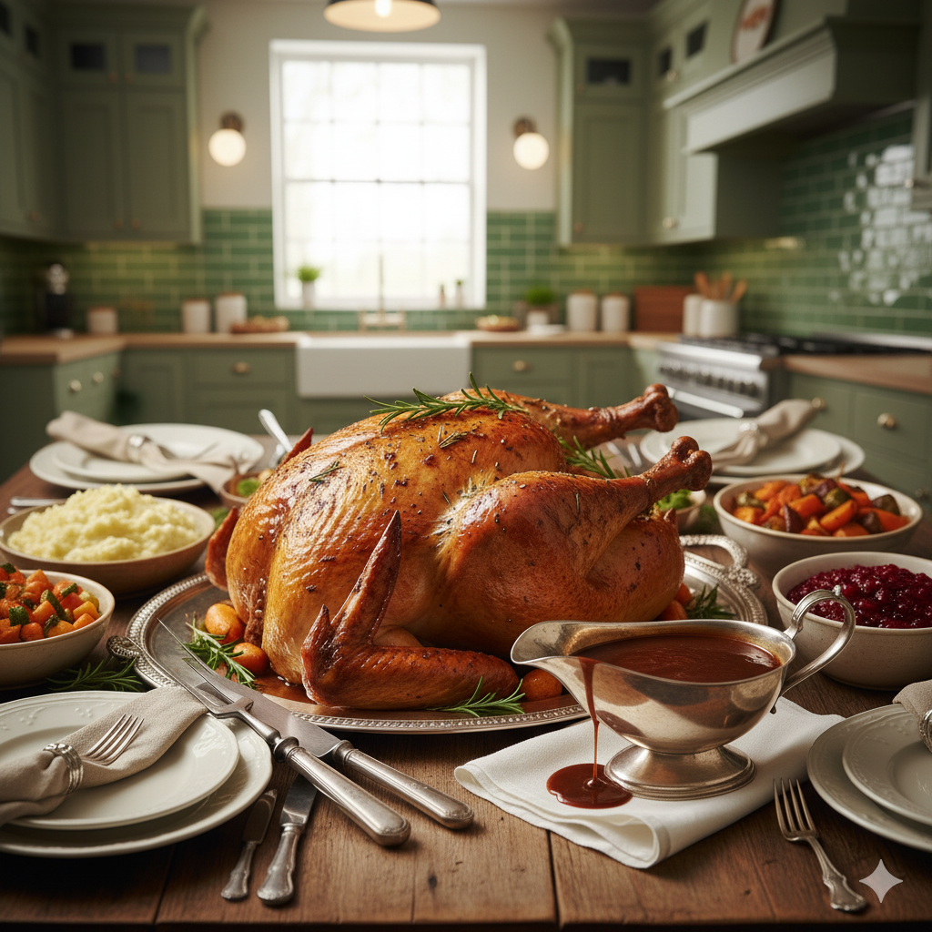 herb roasted turkey with pan gravy 2