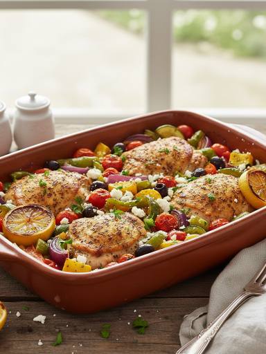 mediterranean chicken bake 1