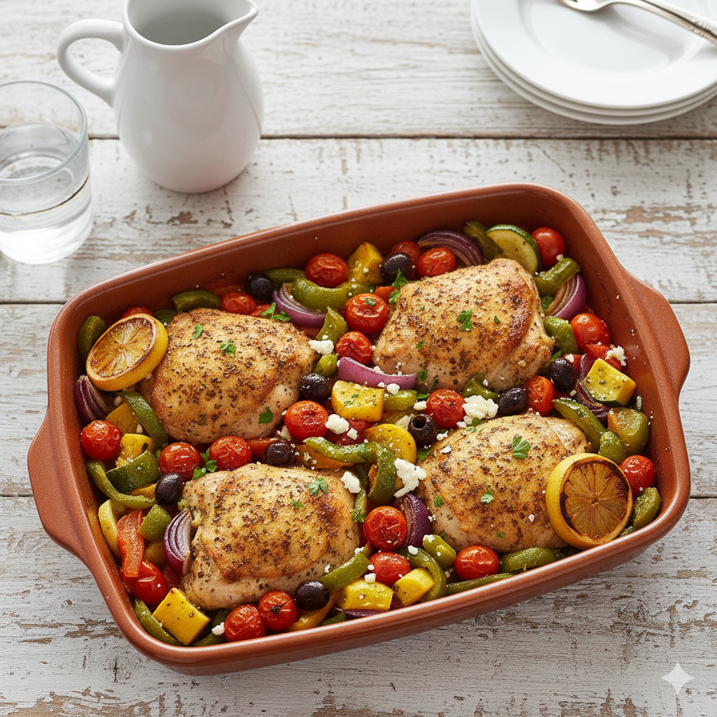 mediterranean chicken bake 2