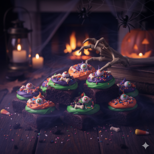 monster mash brownie bites 1