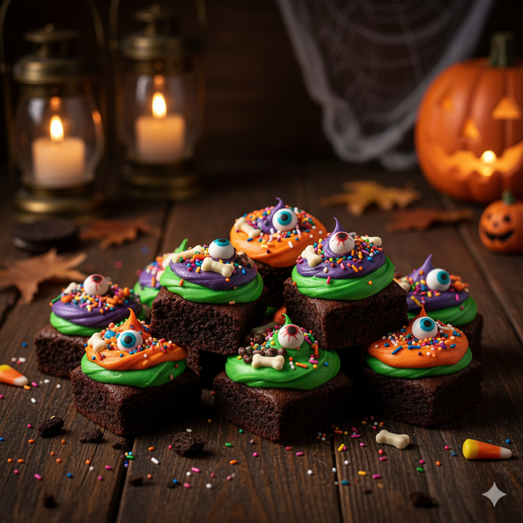 monster mash brownie bites 2