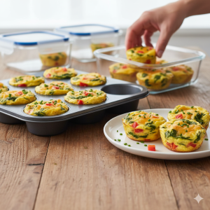 Muffin Tin Veggie & Egg Cup muffin tin veggie & egg cups