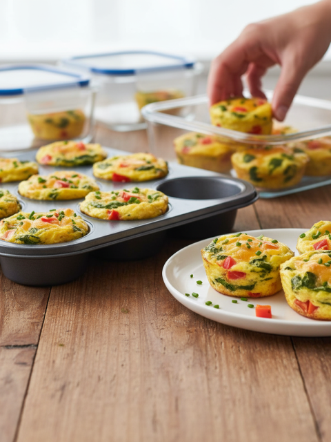 muffin tin veggie & egg cups