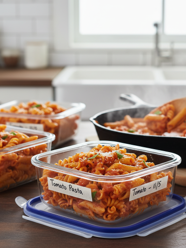 one pot creamy tomato pasta1