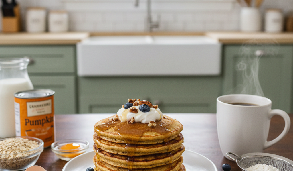 pumpkin oat pancake 1