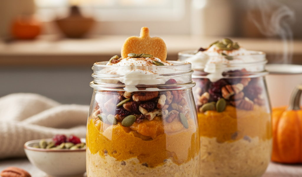 pumpkin patch overnight oats 3