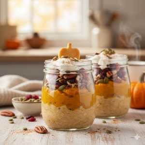 pumpkin patch overnight oats 3