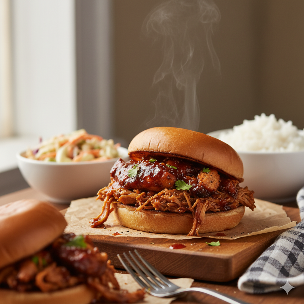 slow cooker bbq pulled chicken 2