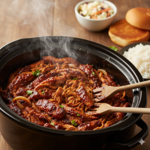 slow cooker bbq pulled chicken