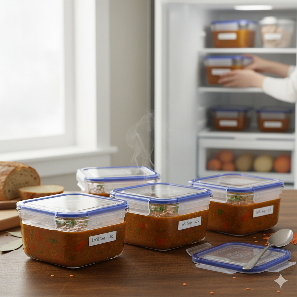 slow cooker red lentil soup 3