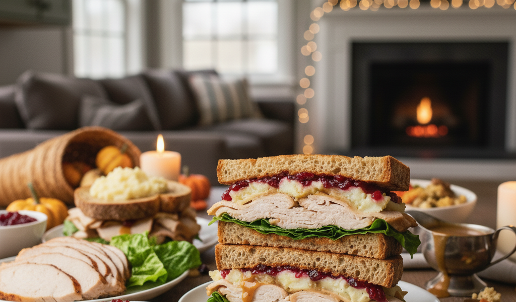 thanksgiving leftover turkey sandwiches 3