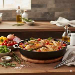 weeknight chicken & veggie roasting pan 2