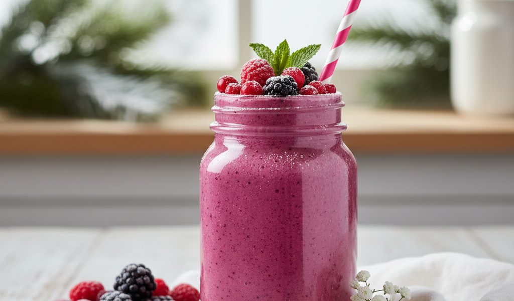 winter berry smoothie 3