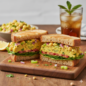 chickpea salad sandwich 2