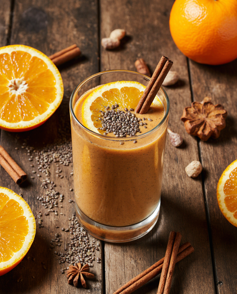 spiced orange immune booster smoothie 1