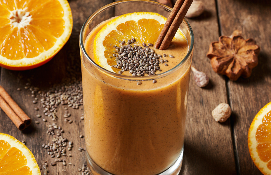 spiced orange immune booster smoothie 1